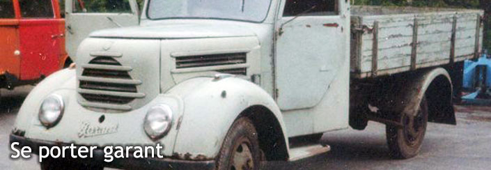 Les garants. Image d'un camion allemand nommé Garant.