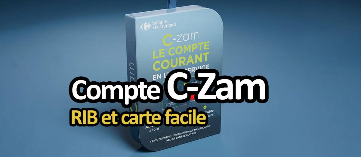 Avis sur C-Zam de Carrefour Banque : RIB et carte facile
